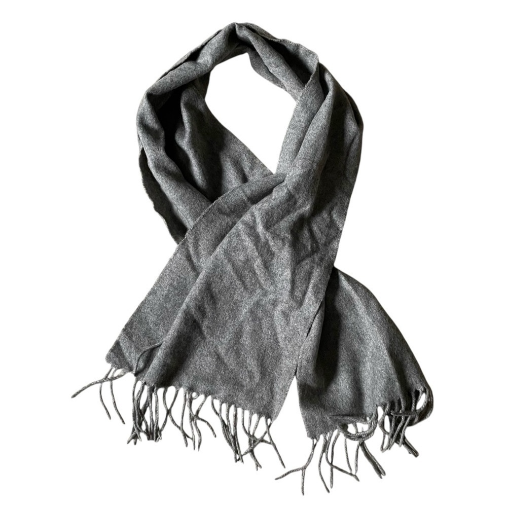 Saks Fifth Avenue Grey Cashmere Scarf